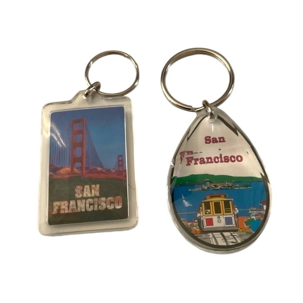 2 San Francisco Keychains NWOT